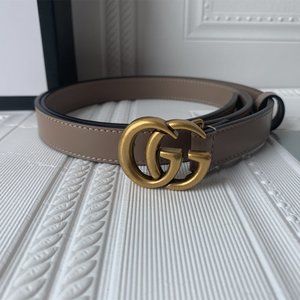 GG Leather belts with buckle
